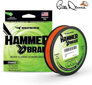 KastKing Hammer Braid Angelschnur, abriebfeste geflochtene Schnur, 80 Pfund, 300 Yard - Bild 1 von 7