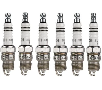For Chevrolet C10 C20 C30 K20 K30 Pickup 6PCS OE Germany Yttrium Spark Plug - Image 1 of 2