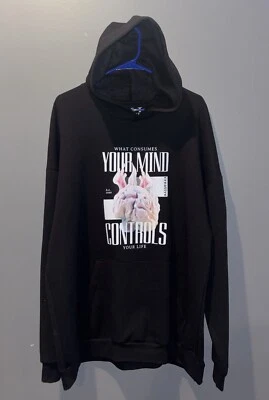 BEAST by The Revolution Men’s Hoodie 2XL Black Made in USA Streetwear - Image 1 of 4