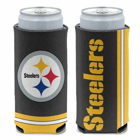 Pittsburgh Steelers NFL Slim Can Cooler Cover