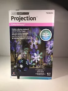 Gemmy ColorShimmy LED Snowflurry Projection Lightshow White Christmas Winter - Picture 1 of 12