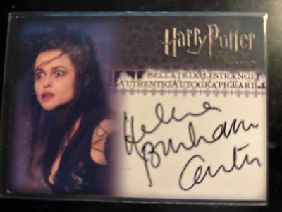 Harry Potter ArtBox Bellatrix Lestrange Autograph Card Helena Bonham Carter - Image 1 of 2