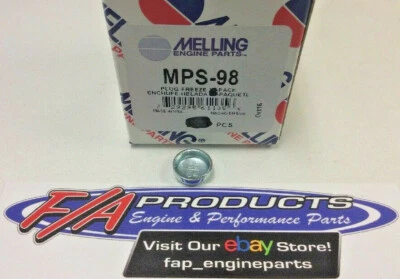 Melling MPS-98 35/64" Steel Shallow Engine Expansion Plug Cup Freeze Out Plugs - Image 1 of 4
