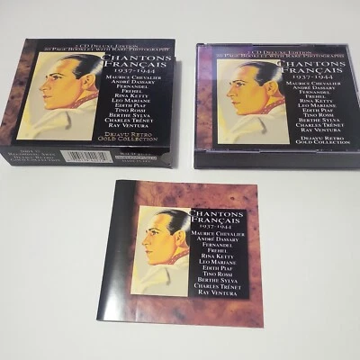 Chantons Francais 1937 - 1944 The Gold Collection 2 CD Deluxe Edition Retro Rare Foto 1 de 4