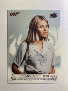 James Bond Movie Collection Acetate Trading Card #179 Mary Goodnight