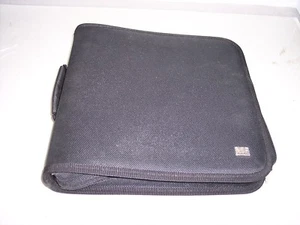 BLACK MEDIA GEAR STORAGE CASE FOR CD'S--HOLDS 96 CD'S   #19 - Picture 1 of 6