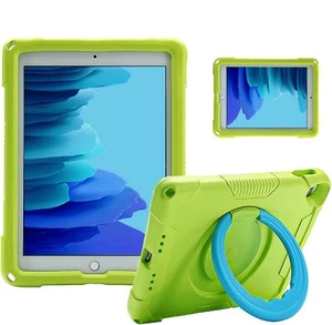 Funda FANSONG para iPad 10,2 y 10,5 pulgadas (universal), cubierta para niños - a prueba de golpes - verde - Imagen 1 de 9