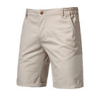 Men's Cargo Shorts Casual Chino Shorts Half Pants Wear Shorts Summer Flat Slim