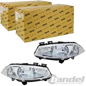 2x TYC H1 H7 HAUPTSCHEINWERFER LINKS+RECHTS für RENAULT MEGANE II 03-09 MIT LWR - Bild 1 von 1