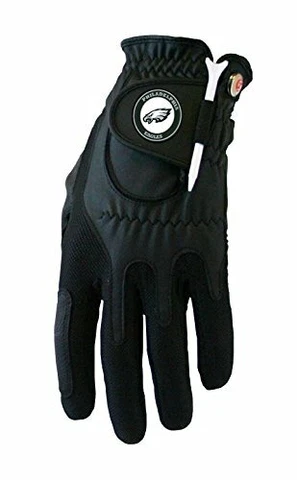 Zero Friction NFL Philadelphia Eagles Black Golf Glove, Left Hand Cover