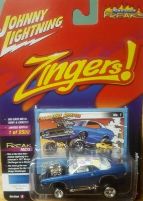 Johnny Lightning Zingers 1971 Dodge Challenger Street Freaks 1:64 Limited Ed.  - Image 1 of 4