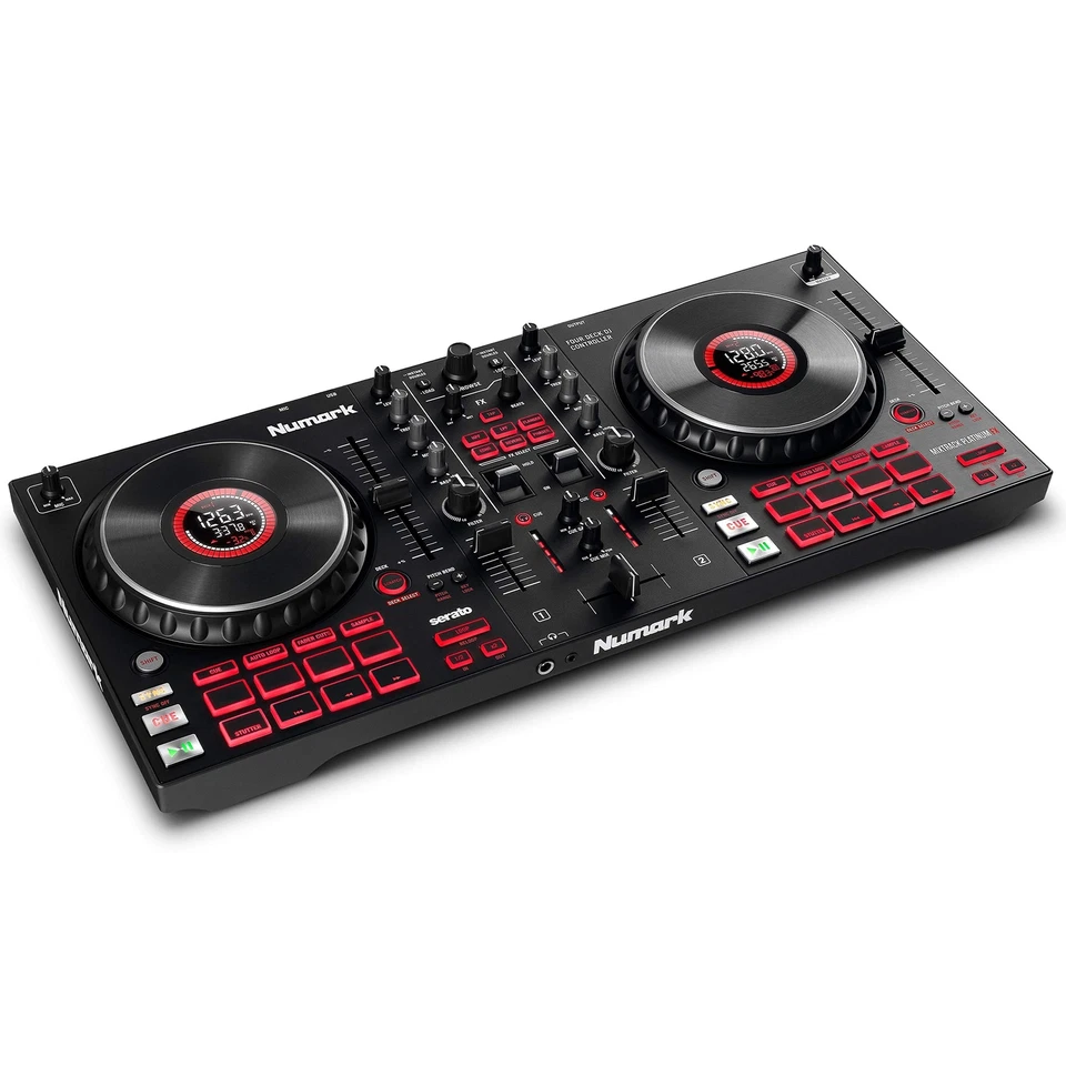 Numark DJ Controller 4 Decks für Serato Mixtrack Platinum FX Mischpult Paddel... - Bild 1 von 1