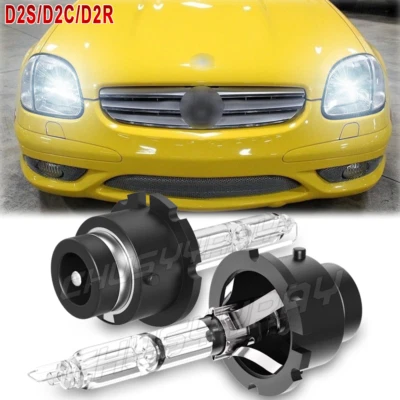 2x Nuevo D2R Xenón HID Faros Bombillas 6000K Para Mercedes-Benz SLK230 SLK32 SLK320 Foto 1 de 4