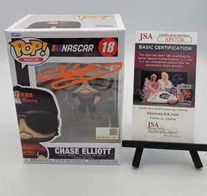 CHASE ELLIOTT SIGNED FUNKO POP JSA NASCAR TEAM HENDRICKS HOOTERS - Picture 1 of 7