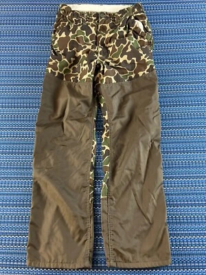 VTG SafTbak Frogskin Camo Brush Pants Mens ACTUAL 30x31 Outdoors Hunting #7406 - Image 1 of 4