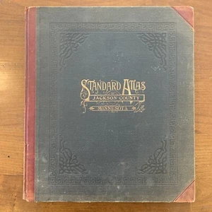 1914 Standard Atlas of Jackson County Minnesota / Plat Map Book United States VG - Picture 1 of 16