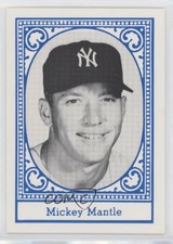 1980 TCMA All Time New York Yankees Blue Mickey Mantle (Has MLB Logo) HOF