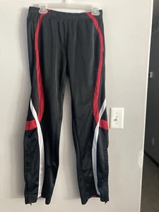 GTM Sportswear Medium Size Athletic pants-Black and red - Picture 1 of 6