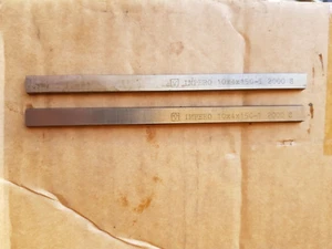 2x HSS CO 12% tool bit parting blade 10mm x 4mm 150mm taper IMPERO PRAMET ITALY - Picture 1 of 3