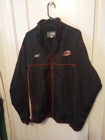 Carolina Hurricanes Reebok NHL CCM XL Jacket Platinum Shield Collection Cover