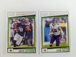 Minnesota Vikings lot - Justin Jefferson Adam Thielen 2022 Score - Picture 1 of 2