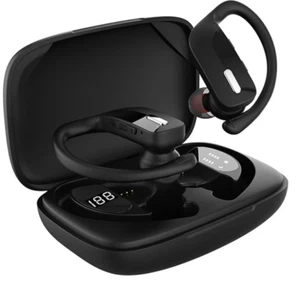 Wireless Earbuds Bluetooth 5.0 Headphones LED 48Hrs Play Back Sports Earphones  - Picture 1 of 15
