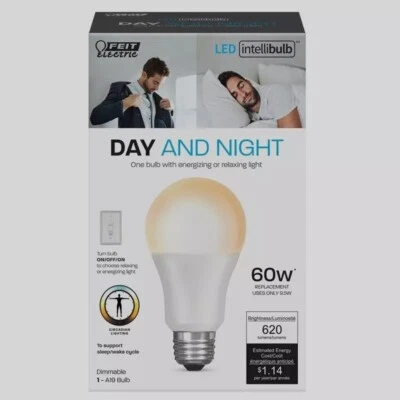 Feit Electric Intellibulb Day & Night LED Smart Bulb Color Changing 9.5W 1 pk - Image 1 of 4