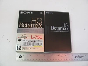 SONY HG BETAMAX L-750 LOT OF 2 NEW - Picture 1 of 4
