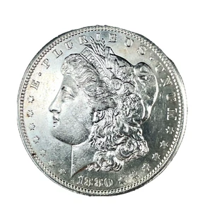 1880-S  Morgan Dollar  UNC. Mint State 90% Silver $1 US Coin Collectible #1135 - Picture 1 of 6