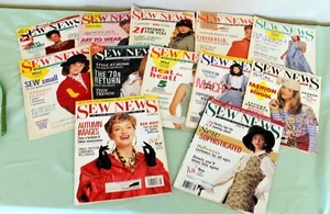Lot of 12 Sew News Magazines - vintage Nov 92 to October 93 - Picture 1 of 2