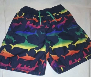 GAP Boys Multicolor Swimwear  Shark Print  Pants Size Small  - Picture 1 of 7
