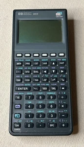 Hewlett Packard HP 48GX HC Black Screen 128K Calculator w Survey Module&Overlay - Picture 1 of 13