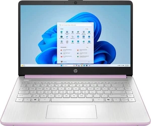 Portátil HP - 14" - Procesador Intel N150 - 4 GB de memoria - 128 GB UFS - Honey Lavender - Imagen 1 de 6