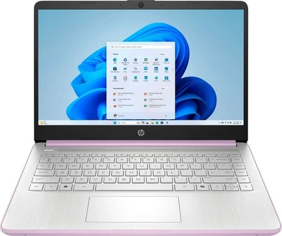 HP - 14" Laptop - Intel Processor N150 - 4GB Memory - 128GB UFS - Honey Lavender - Image 1 of 4