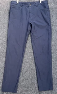 7 Diamonds Pants Mens 36 x 34 Infinity 7 Pocket Performance Tech Chino Golf Blue - Picture 1 of 7