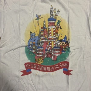 CAMISETA DE COLECCIÓN WALT DISNEY WORLD 25 ANIVERSARIO 1996 Adulto XL HECHA EN EE. UU. - Imagen 1 de 9