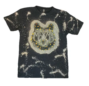 Divided Tshirt Women’s Mama Bear Tee Bleach Tie Dye Gray  - Picture 1 of 8