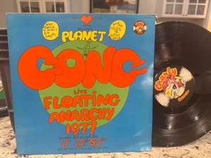 PLANET GONG "LIVE" FLOATING ANARCHY 1977 CHARLY CRM 2000 1978 UK VG+/VG++ LP - Picture 1 of 5