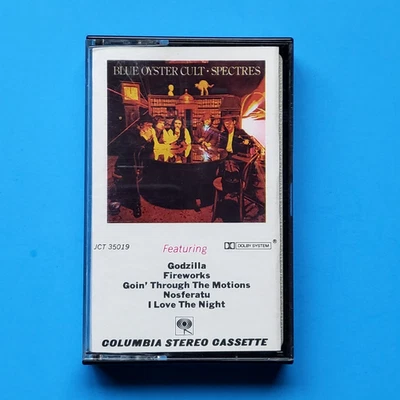 Blue Oyster Cult - Spectres Cassette 1977 Hard Rock Heavy Metal Godzilla Foto 1 de 4