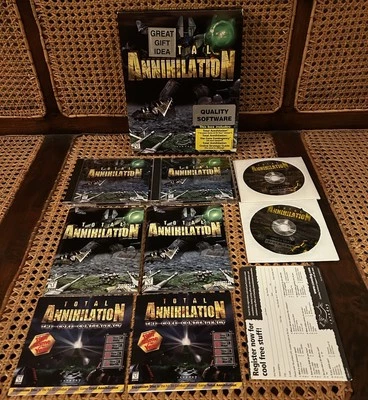 Total Annihilation PC CD-ROM Video Game 1997 Windows Big Box ~ Great Condition - Image 1 of 4