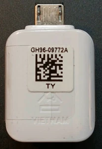 Adapter for Micro USB Devices White GH96-09772A OTG Samsung Connector - Picture 1 of 8