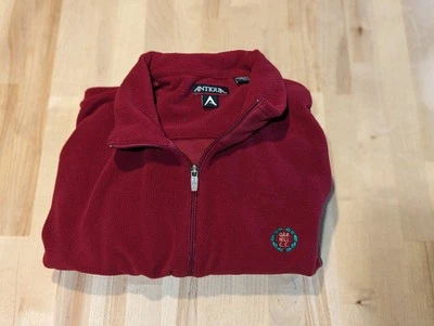 Chaqueta polar con cremallera completa Oak Hill CC Antigua para hombre - LG buen estado!! Foto 1 de 4