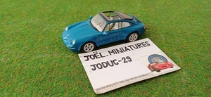 PORSCHE 911 TARGA 1994 bleue au 1/43 MINICHAMPS voiture miniature de collection - Picture 1 of 7