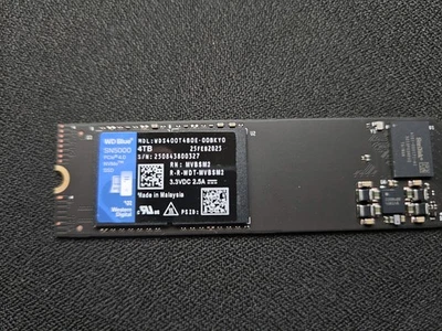 Western Digital 4TB WD Blue SN5000 NVMe SSD, PCIe Gen 4.0 - Image 1 of 4
