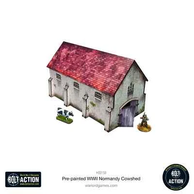 Warlord Games WW2 Normandy Cowshed 28mm Bolt Action - Image 1 of 3