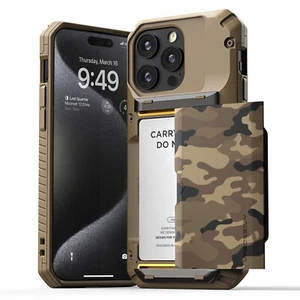 Custodia per Apple iPhone 15/Plus/Pro/Pro Max VRS [Damda Glide Pro] portafoglio semi-automatico - Foto 1 di 117