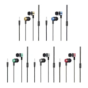 2PC Earphones In Ear Headphones With Microphone 3.5mm Wired Earbuds For Ios - Picture 1 of 32