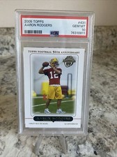 2005 TOPPS AARON RODGERS ROOKIE CARD PSA 10 2005 #431 Rookie Card Packers🔥💎