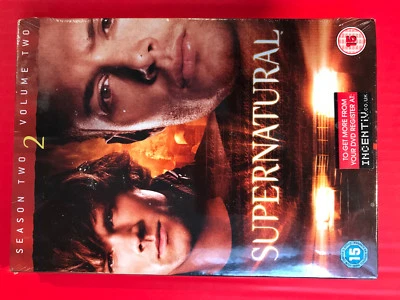 Supernatural:Second Season/Series Two,Volume2 NEW UK 3-DVD Box Set 7321902148502 - Image 1 of 2