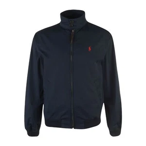 Polo Ralph Lauren Mens Aviator Navy Twill Mockneck Jacket $268 - Picture 1 of 3